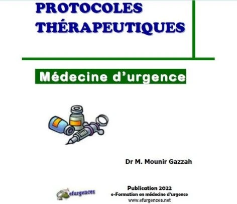 Livre protocoles thérapeutiques médecine d'urgence Livre protocoles thérapeutiques médecine d'urgence