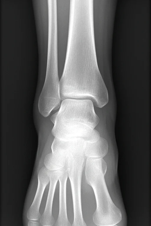Entorse de cheville avec radiographie normale