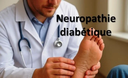 Neuropathie diabétique, examen des pieds et thérapeutiques