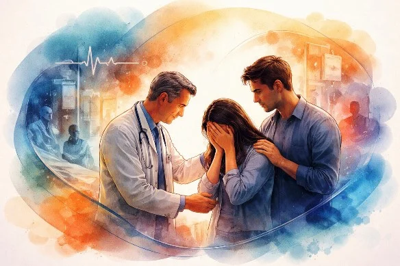 Annonce d'une mauvaise nouvelle médicale
