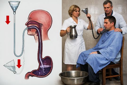 matériel de lavage gastrique