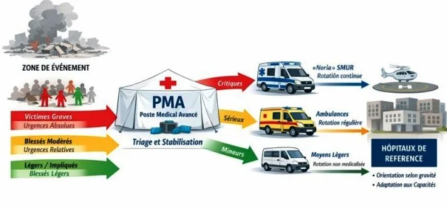 Organisation des secours en cas de catastrophe Organisation des secours médicaux en cas de catastrophe et attentats