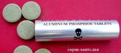 phophorure d'aluminium raticide intoxication grave