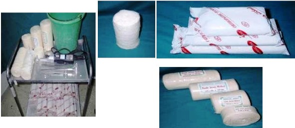 Confection de plâtre, matériel necessaire