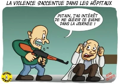 violence dans les hôpitaux, statistiques et prévention