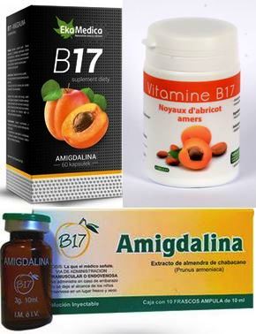 amygdaline ou vitamine17 et cyanures