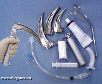 matériel d'intubation orotrachéale