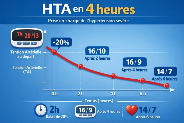 Baisse de la TA Prise en charge de la TA sévère aux urgences