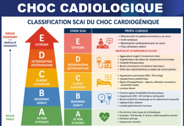 Recommandations sur le choc cardiogénique et classification SCAI Recommandations sur le choc cardiogénique et classification SCAI