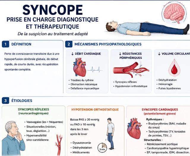 Diagnostic des syncopes et traitement