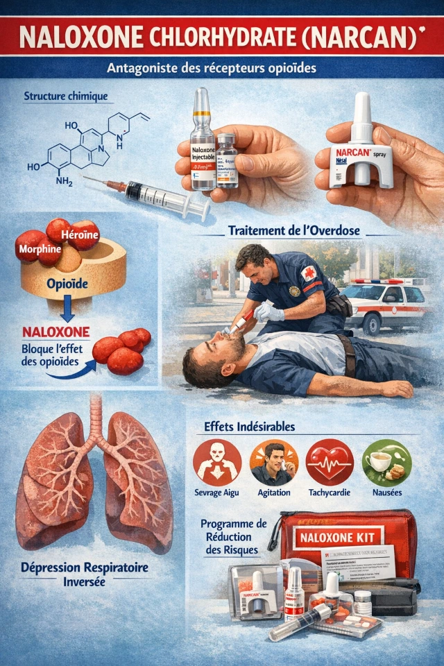 Naloxone et opioïdes naloxone, intoxications aux opioïdes