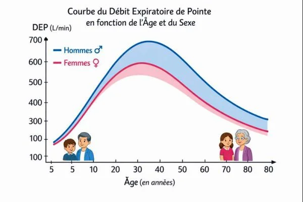 Débit expiratoire de pointe DEP