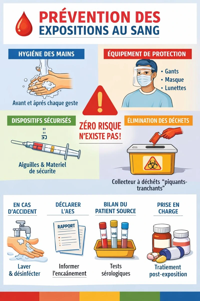Prevention des accidents d'exposition au sang