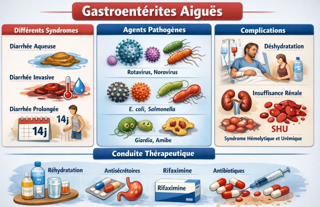 Diarrhées infectieuses, gastroentérites