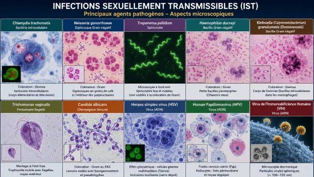 Agents pathogènes des infections sexuellement transmissibles IST Agents pathogènes des infections sexuellement transmissibles IST