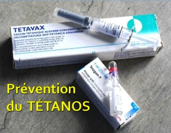 Vaccin et serum Vaccin et serum ant tétanos, prévention après blessure