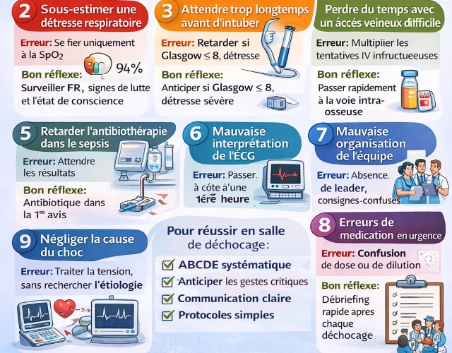 Dix erreurs à éviter aux urgences