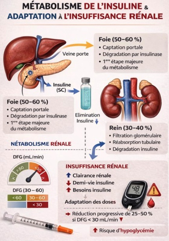 insuline et insuffisance rénale