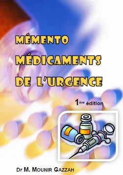 Couverture du livre mémento médicaments de l'urgence