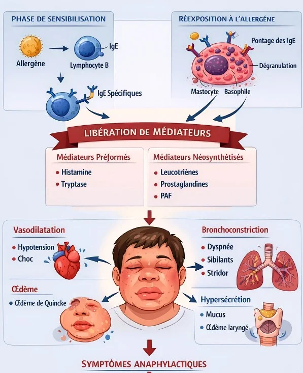 Allergie, anaphylaxie, physiopathologie, conduite à tenir Allergie, anaphylaxie, physiopathologie, conduite à tenir