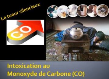 intoxication au CO et fumée d'incendie