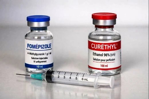 FOMÉPIZOLE et CURÉTHYL antidotes du méthanol
