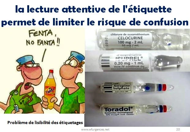 Les erreurs de prescription et administration des médicaments