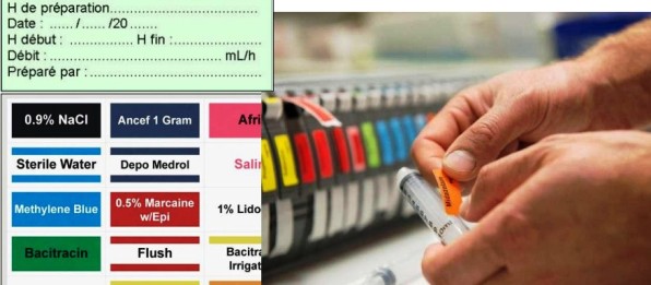 étiquettes des médicaments pour éviter l'erreur d'administration