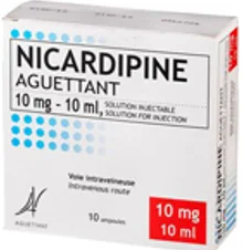 Nicardipine injectable, dilution et doses