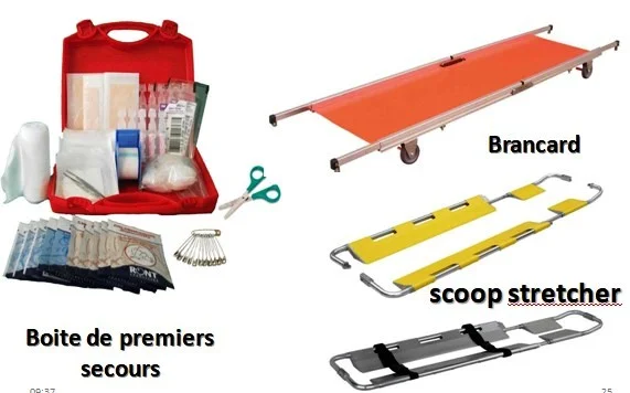 secourisme, brancard et premier secours