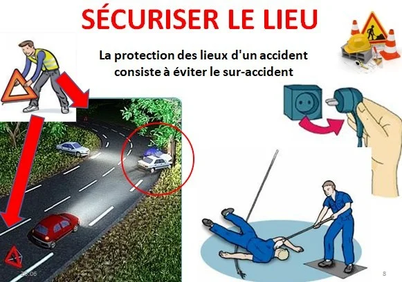 Sécuriser les lieux secourisme, sécuriser les lieux