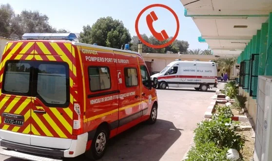 Ambulance smur et pompiers