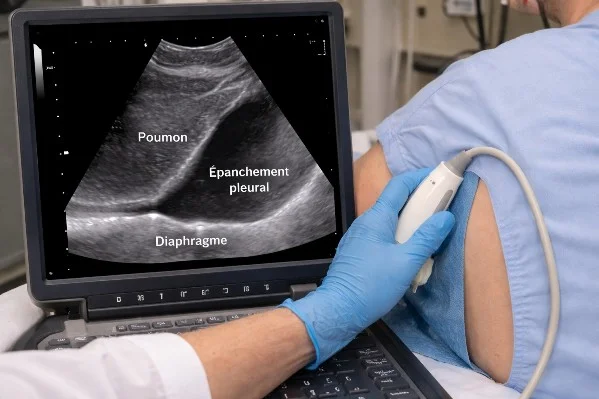 Diagnostic pleurésie Diagnostic de pleurésie par échographie