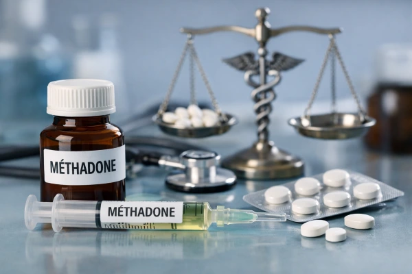 Méthadone, agoniste des récepteurs μ opioïdes