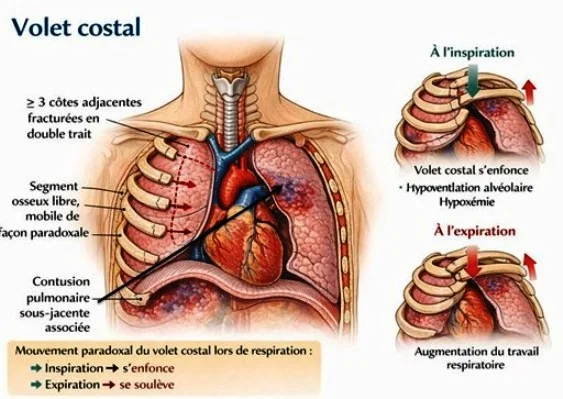 Volet costal Volet costal, complication du traumatisme du thorax