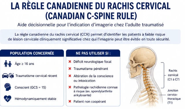 Canadian C-Spine Rule, traumatisme du rachis